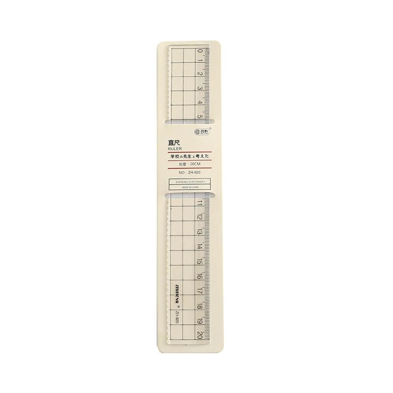 1pcs ruler 15cm 18cm 20cm Transparent Simple ruler square ruler cute stationery drawing supplies