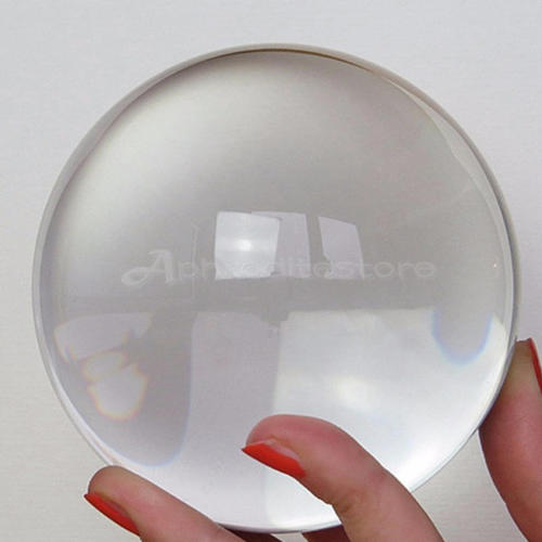 80mm klare glas krystalkugle helbredende sfære fotografering rekvisitter