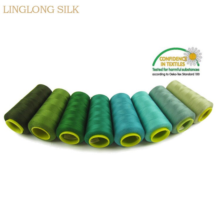 40s/2 Sewing Threads High Strength Silk Fabric thread/Sewing Yarn/work piece for DIY accessories 3000yards/Roll 2518