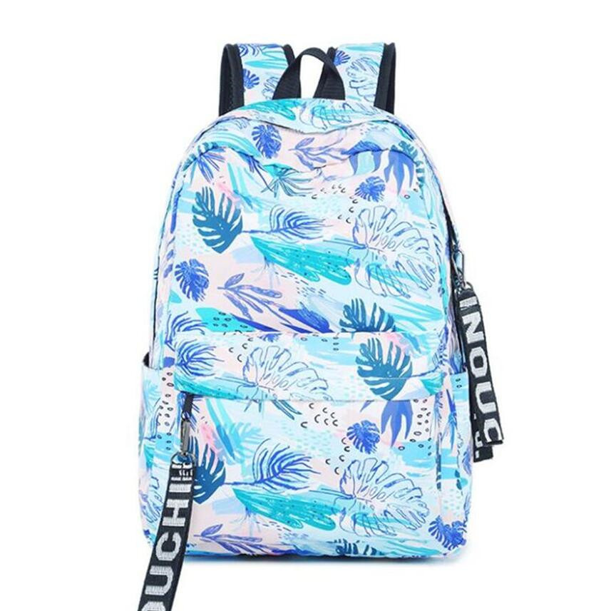 FAJRO Splatter Bloemen Dagrugzak Lichtgewicht Canvas School Pack Koffer