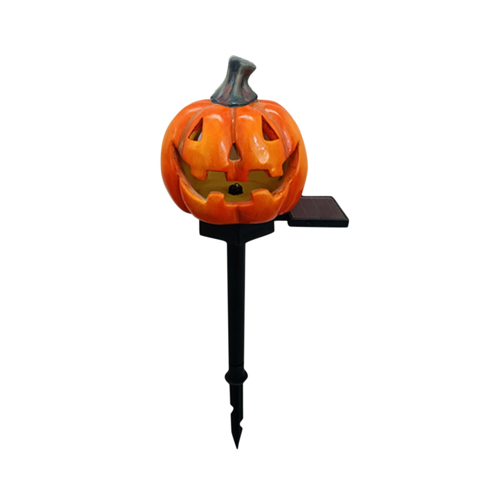 Halloween Solar Powered Pumpkins Outdoor Lights Atmosphere Layout Waterproof Courtyard Garden Scenery Decorative: DEEP BLUE