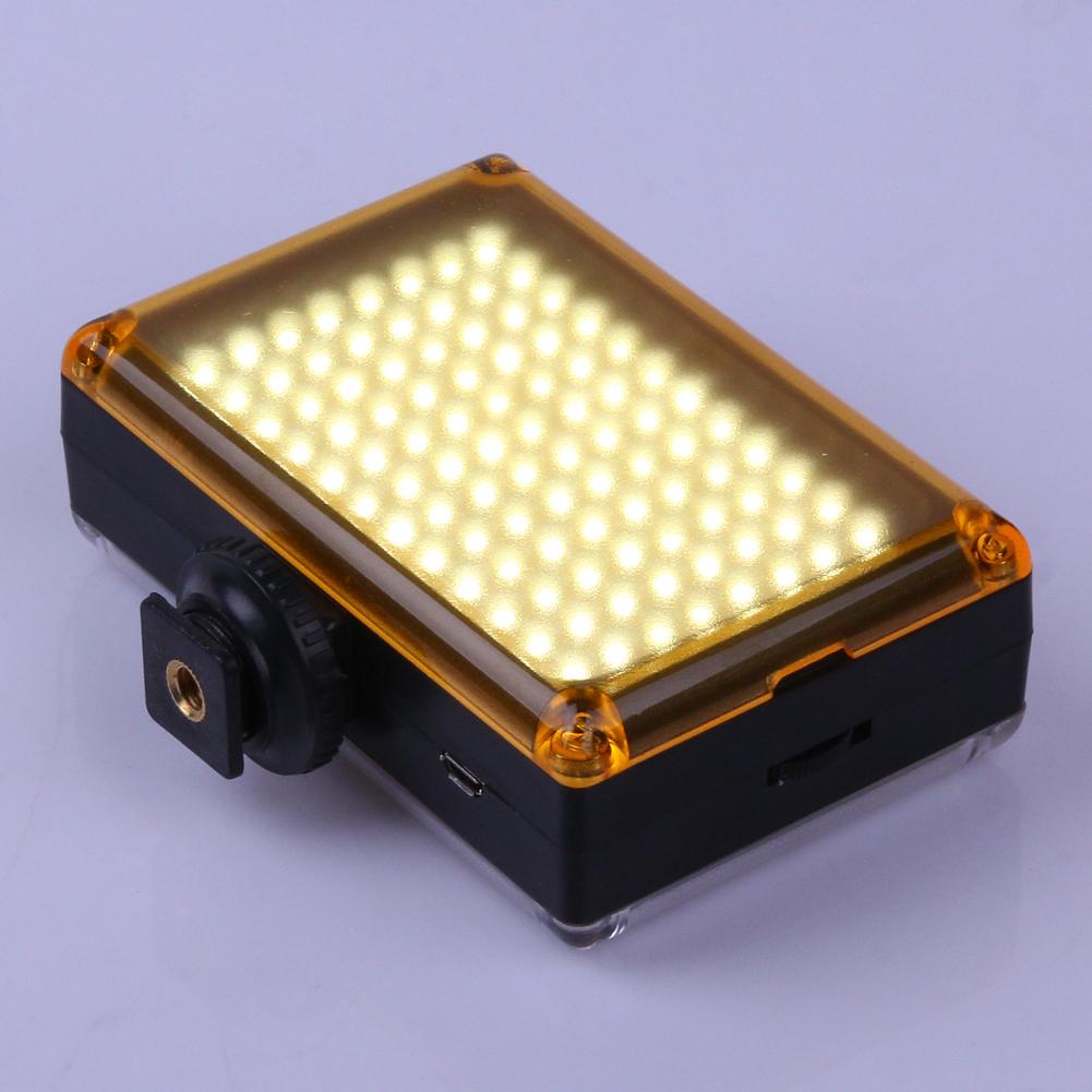 96 LED Video Light 3200K/5500K On Camera Photo Studio Lighting DSLR Shoe Fill Light Lamp for Smartphone DSLR SLR Camera