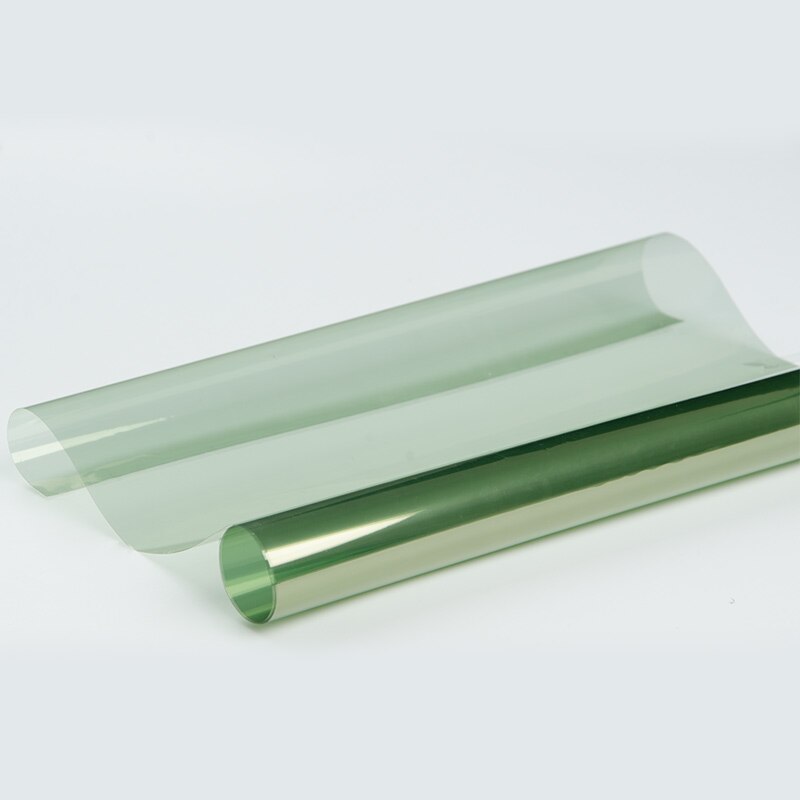 50CM x 3M Light Green Car Side Window Tint Solar Films 80% VLT Auto House Commercial Glass Foils