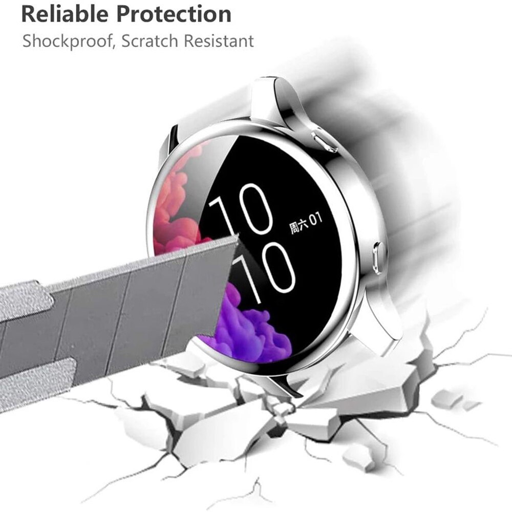 360 beskyttelse ultra tyndt tpu urkasse beskyttende skal fuldt cover skærmbeskytter til garmin venu smart urbånd tilbehør