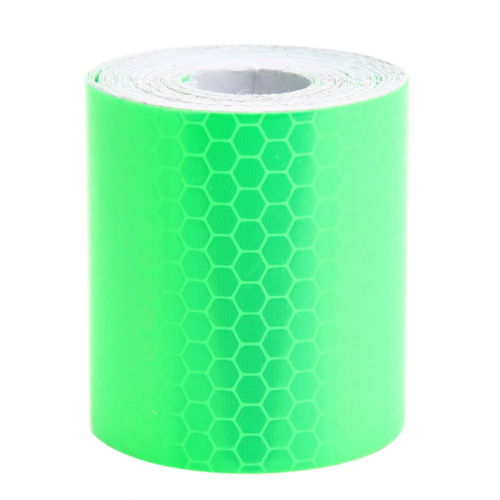 Reflective Warning Tape Reflective Bicycle Stickers Car Body Sticker Motor Reflective Film In Dark Effective Prevention Accident: Green