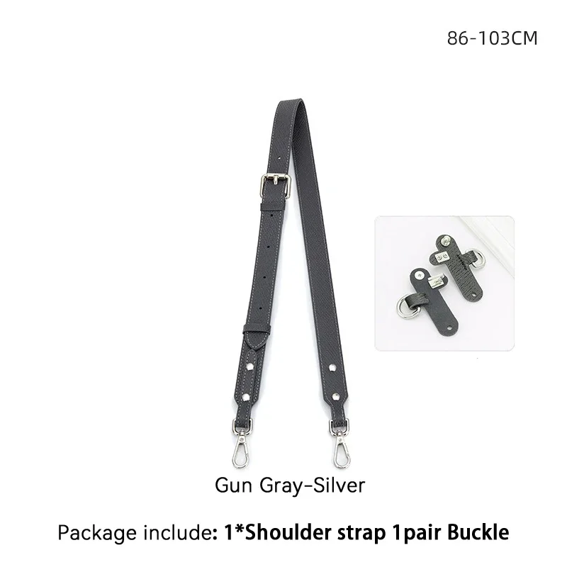 Bag Adjustable Shoulder Strap For Longchamp Small Short Handle Bag Modified Messenger Strap Real Leather: Gold