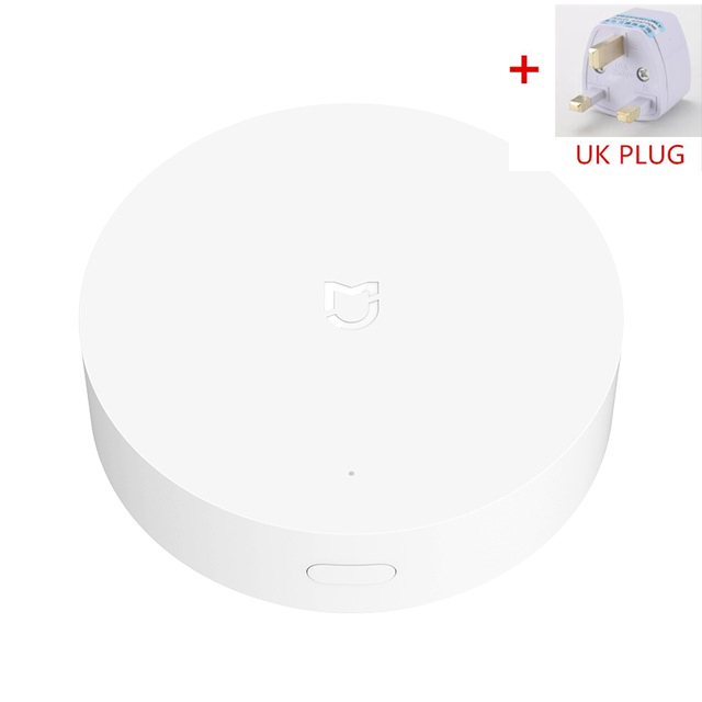 Interruptor inteligente Xiaomi ZigBee 3,0 para Mijia, aplicación de casa inteligente para Mijia y Apple con malla y multimodo, WIFI y Bluetooth: Add UK adapter