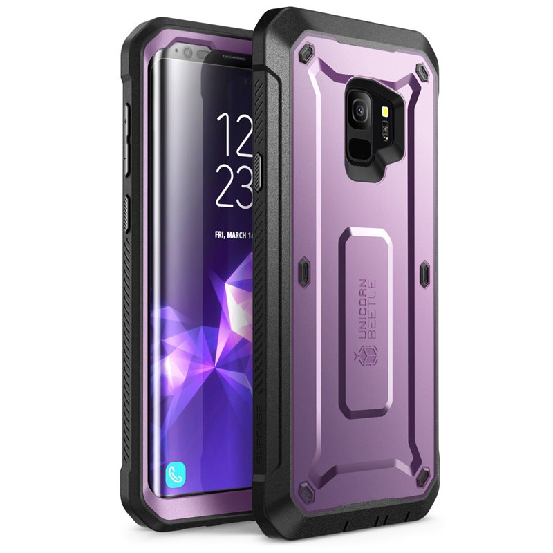 SUPCASE Per Samsung S9 Caso UB Pro di Tutto il Corpo Robusto Coperchio Della Custodia per Armi con Built-in Protezione Dello Schermo per Samsung Galaxy S9: Violet