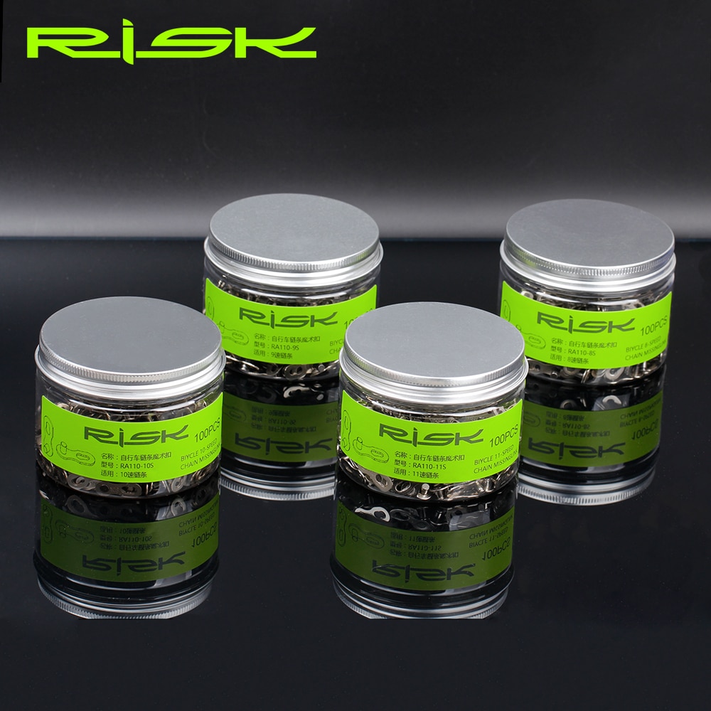 RISK 6/7/8/9/10/11 Bicycle Chain Quick Link Connector Lock Set Magic Clasp MTB Road Bike Power Chain Quick Release Buckle