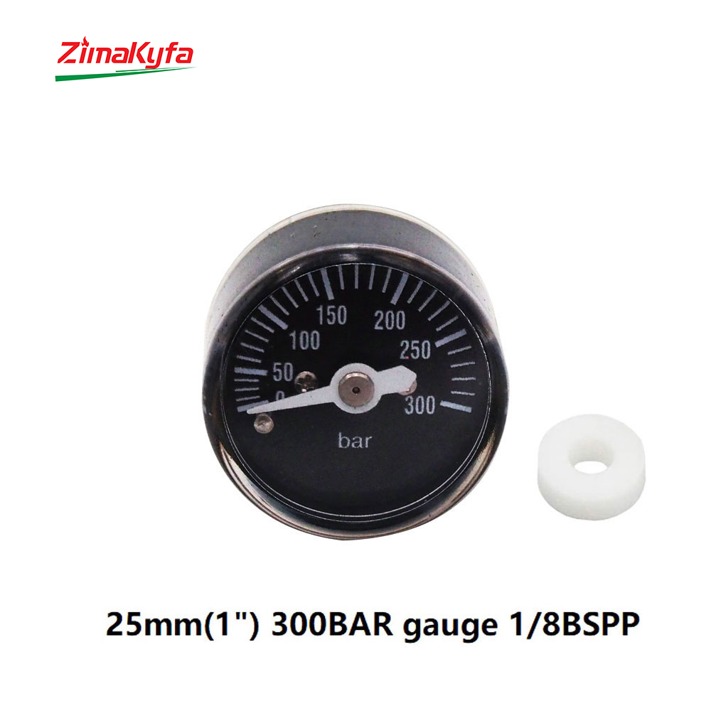 Manómetro de manómetro mini micromanómetro de aire comprimido HPA con perfil pequeño 1/8BSPP(G1/8),1/8NPT