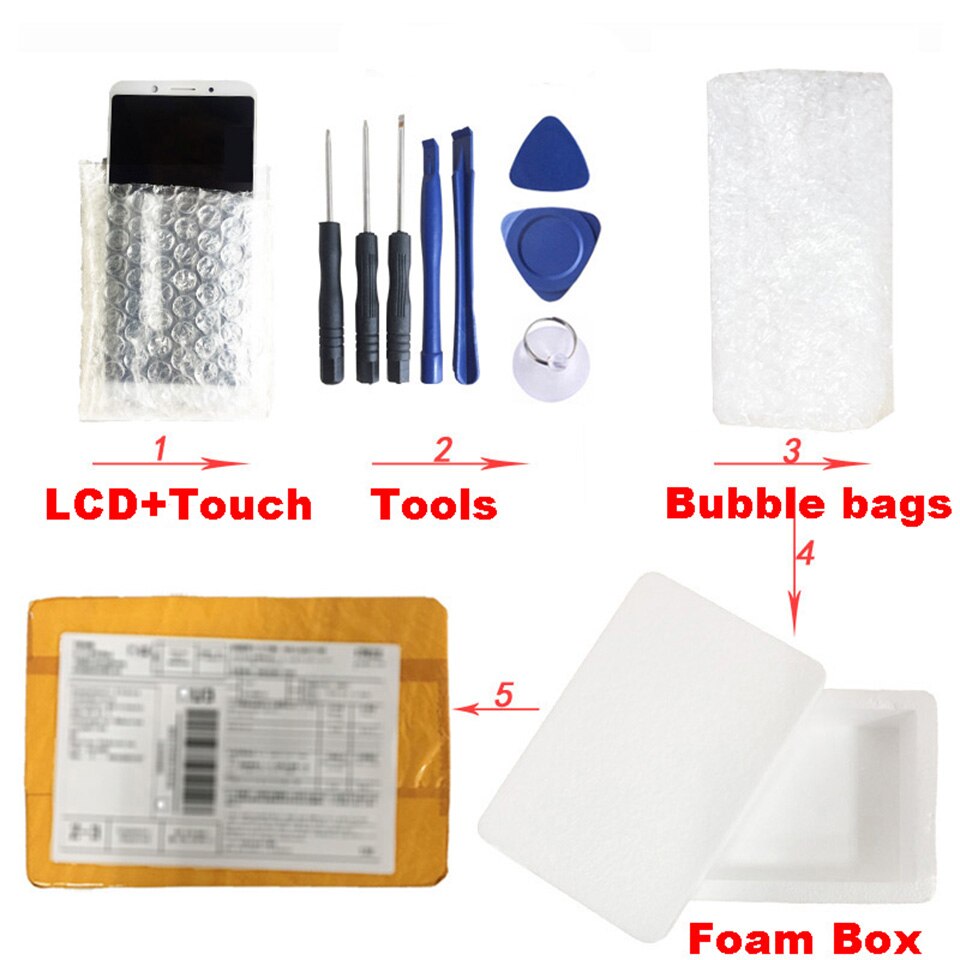 Couleur noire/bleue pour Doogee Mix Lite écran LCD + écran tactile numériseur assemblée remplacement pour mix lite lcd outils gratuits