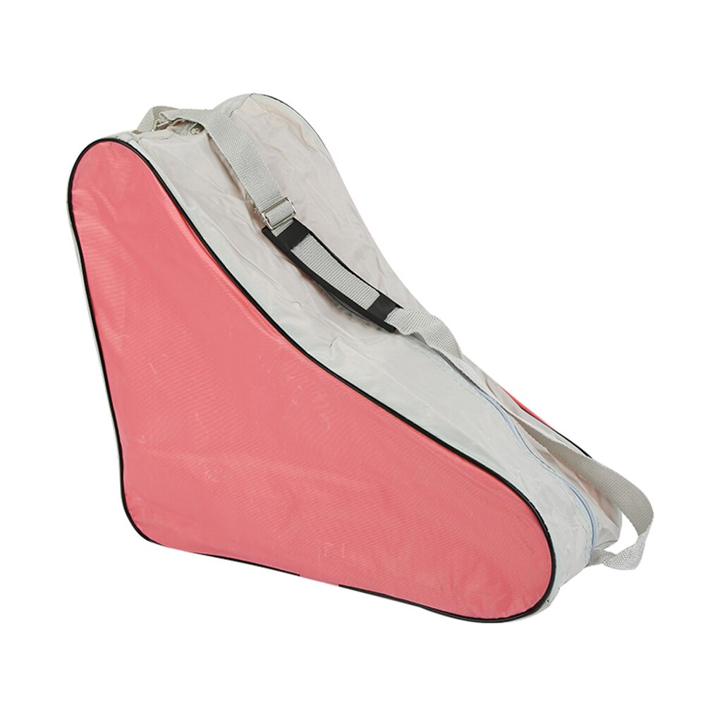 Rulleskøjtesko opbevaringspose inline skate sko bærbare håndtasker bæreetui  do2: Lyserød