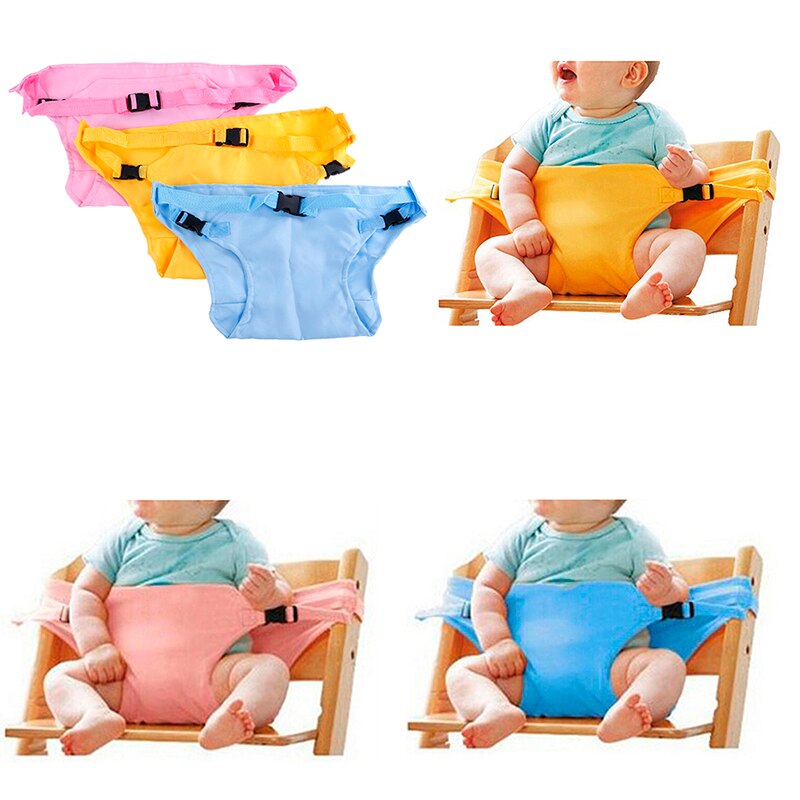 1pc Baby Esszimmer Stuhl Sicherheit Gürtel Tragbaren Sitz Mittagessen Stuhl Sitz Stretch Wrap Fütterung Stuhl Harness baby Booster Sitz