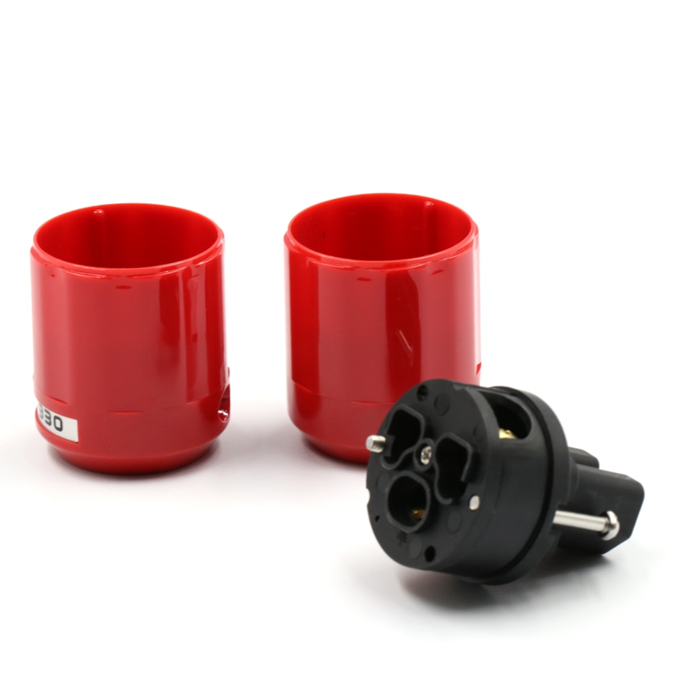Audio Grade Rhodium Schuko Plug & IEC Connector - DIY Power Cable Set