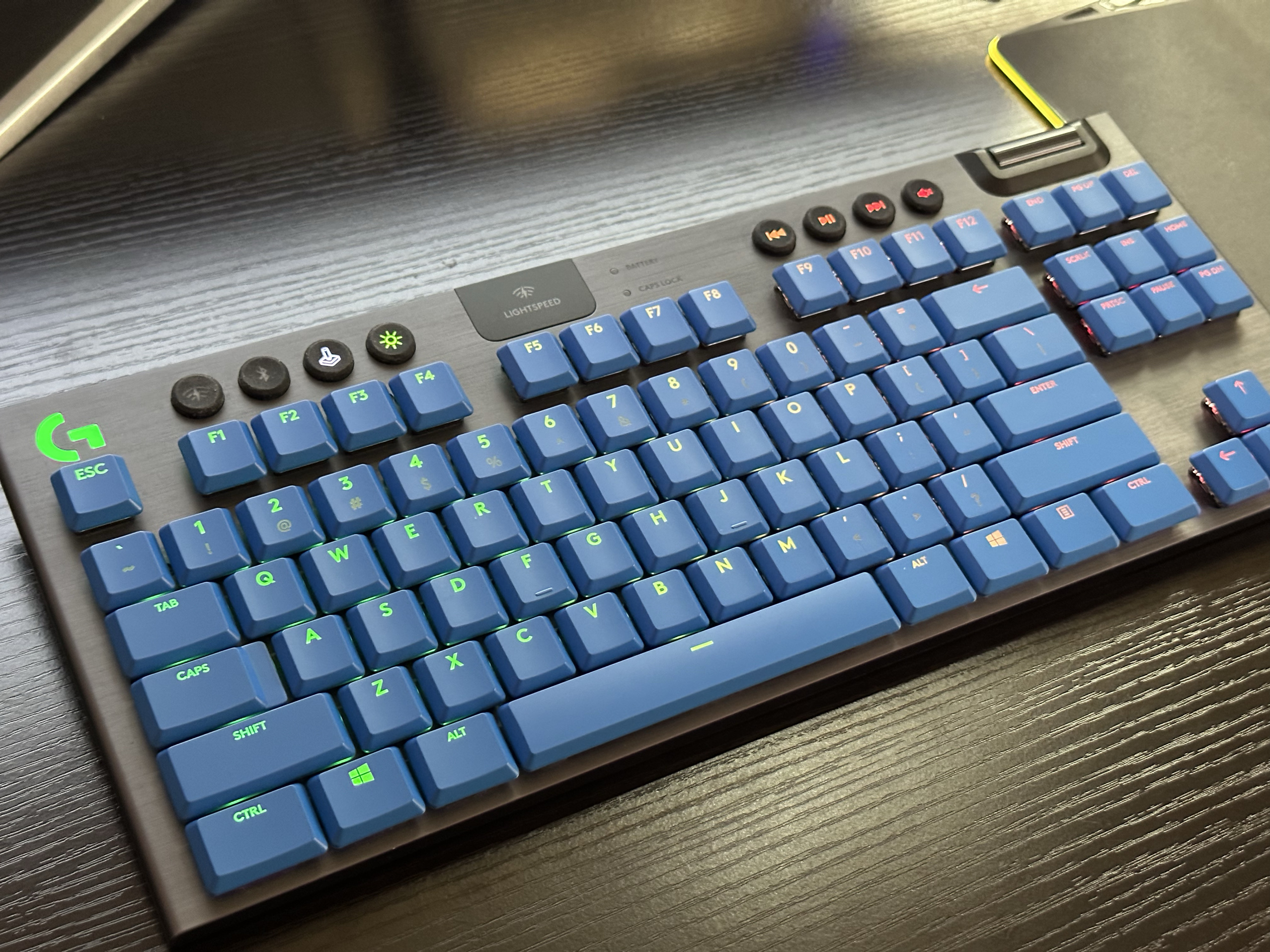G913 tkl färgade tangenter trådbundna mekaniska speltangentbordsknappar  g913 g915 g913 g913 tkl  g813 tkl tangenter: Marinblå