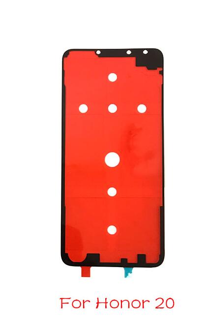 2 sztuk naklejki samoprzylepne powrót obudowa pokrywa baterii taśma klejąca do Huawei Honor 9 10 8X 30 20 20i Nova 3 6 P30 P40 P10 P20 Lite Pro: Honor 20