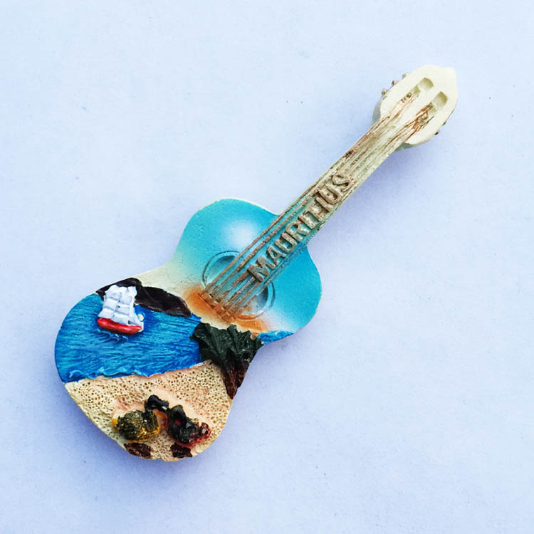 Mauritius Fridge Magnets Tourist Souvenirs 3d Resin Refrigerator Stickers Mauritius Boat Rudder Magnetic Stickers Home Decor