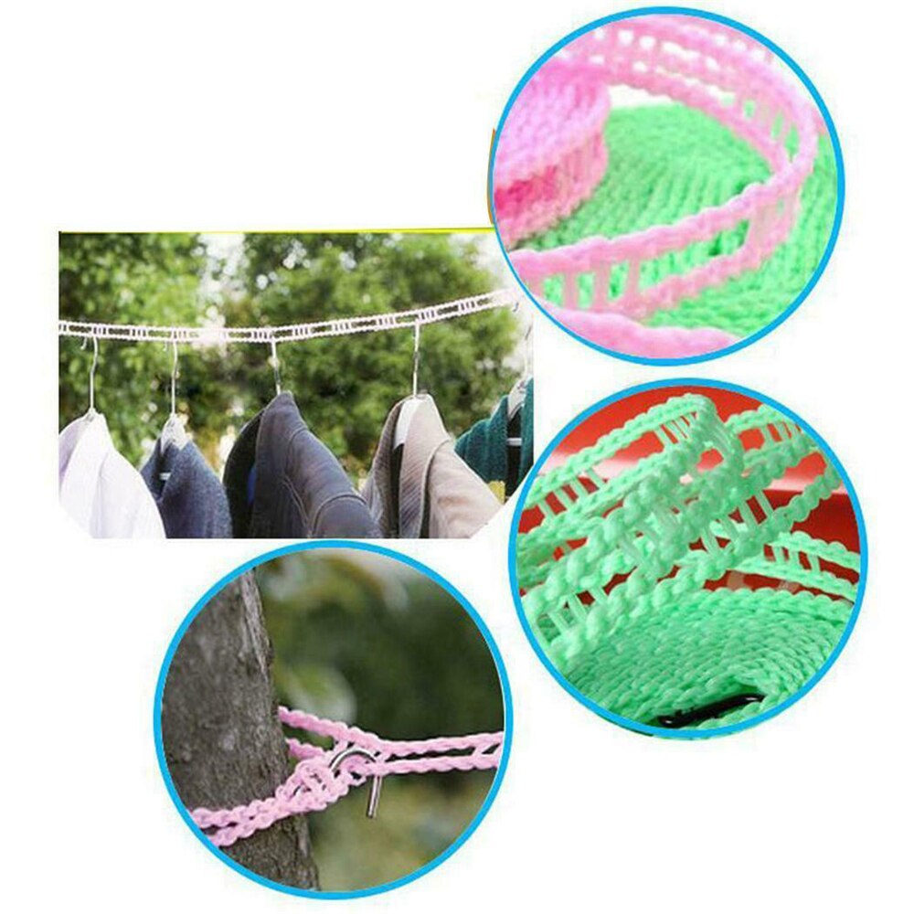 Clotheslines Windbreak Cloth Hanging Rope Clothes Dryer For Outdoor 3 Meters,5 Meters Non-slip