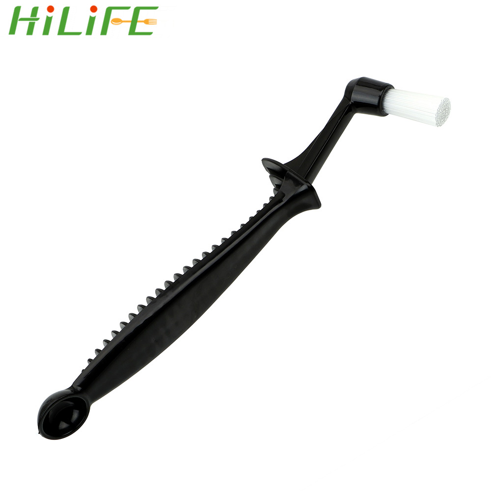 HILIFE 2 w 1 młynek robić kawy szczotki nylon Espresso ekspres robić kawy szczotka łyżeczka robić kawy maszyna grupa głowy narzędzia robić czyszczenia kuchni