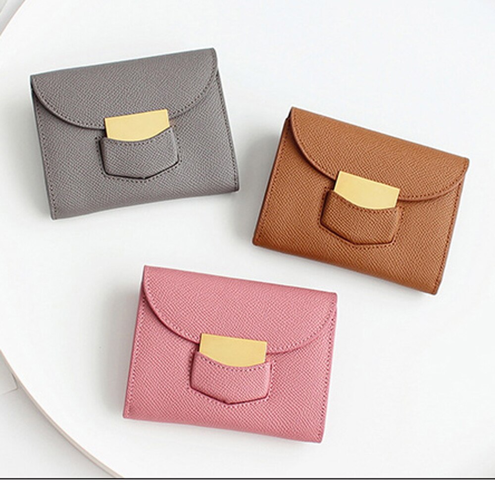 DIY leather craft card holder folded wallet acrylic template sewing pattern