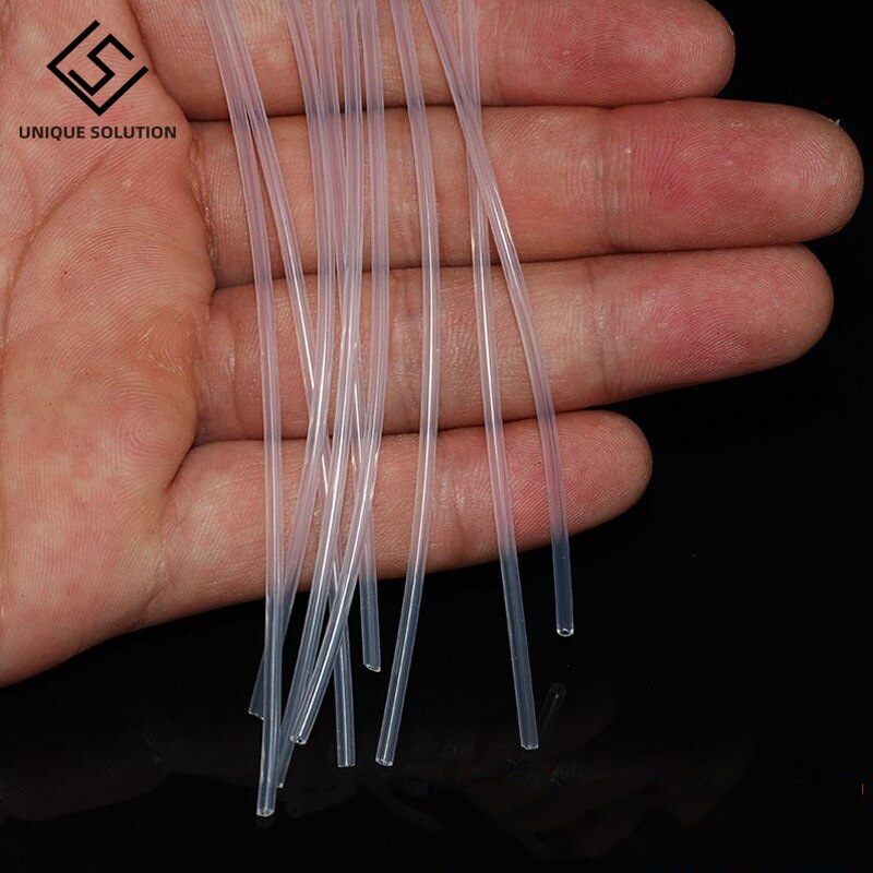 10M Lebensmittel Klasse Silikon Schlauch Rohr Kapillare Transparenten Feinen Silikon Gummi Schlauch Ich würde 0,5-4mm/OD 1-8mm flexibel Silikon Rohr