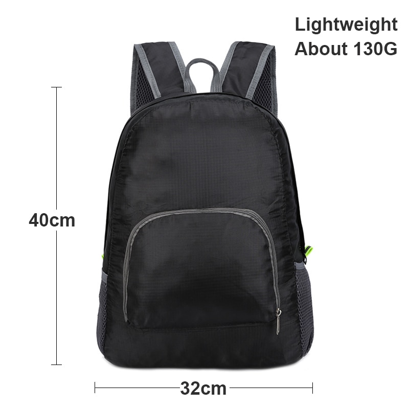 Light Sport Backpack, Folding Day Bag, Waterproof Hiking Travel Bag , Men Women Casual Bag Multi-Function Backpack