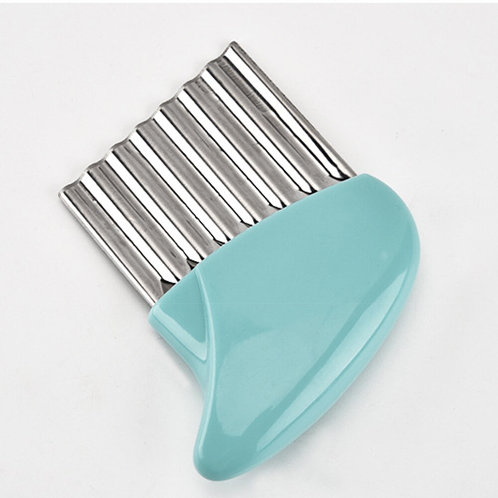 Useful Stainless Steel Carrot Vegetable Corrugated Cutter Slicer Potato Chips Corrugated Kitchen Knife wrinkled potato chips