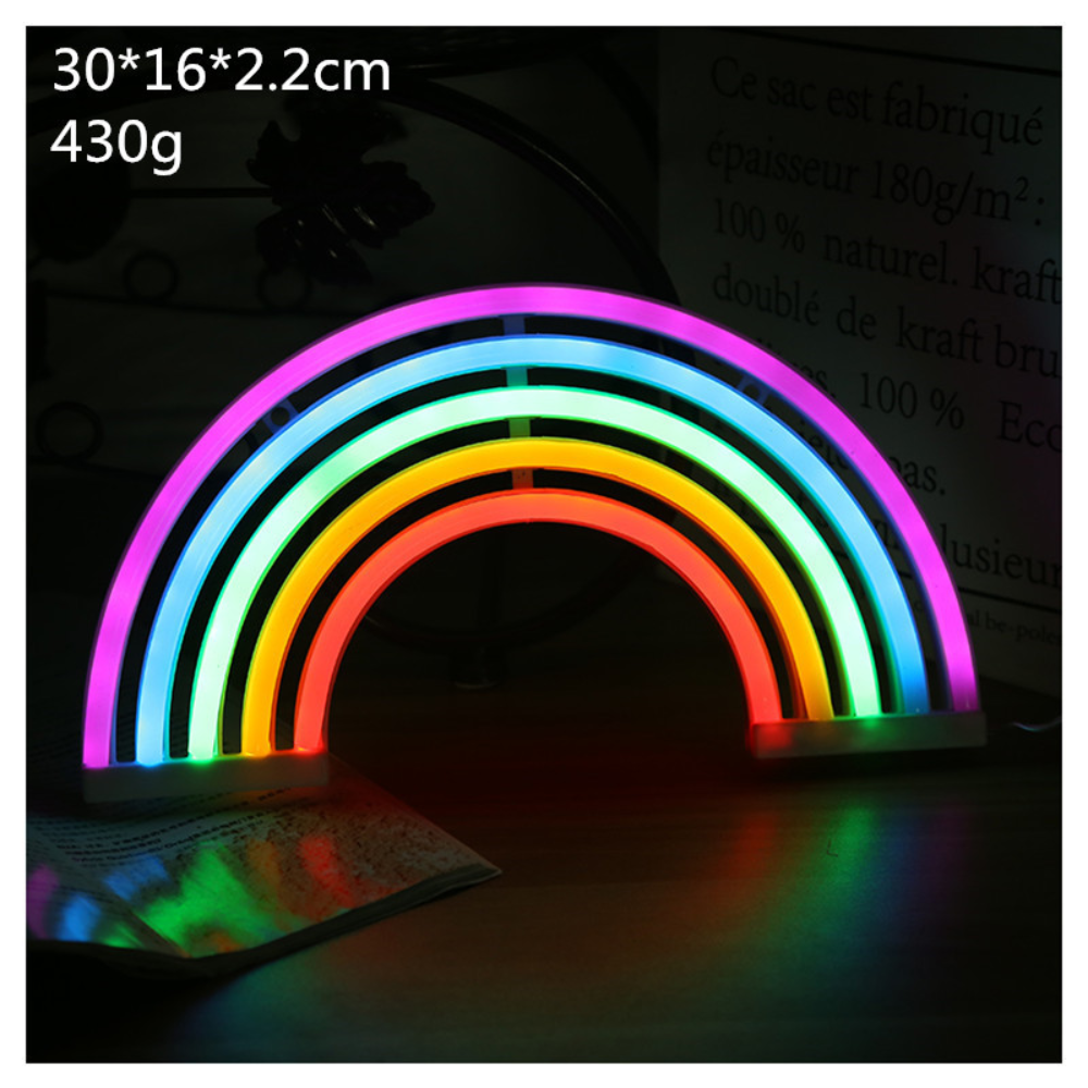 Signe néon à Led avec batterie, alimenté par USB, cerise, ananas, rêve, pour chambre d&#39;enfant, fête, maison, Bar, décoration