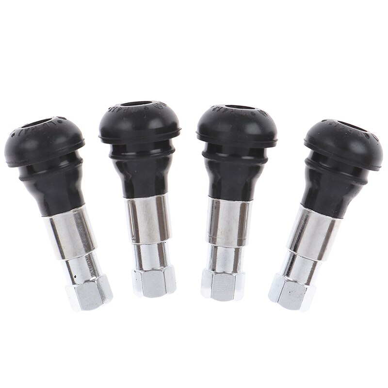 4Pcs TR413 Auto Ventiel Snap In Rubber Tubeless Tire Valve Cap Wheel Stem Vacuüm Nozzle Velg Gat Autoband wiel Accessoires