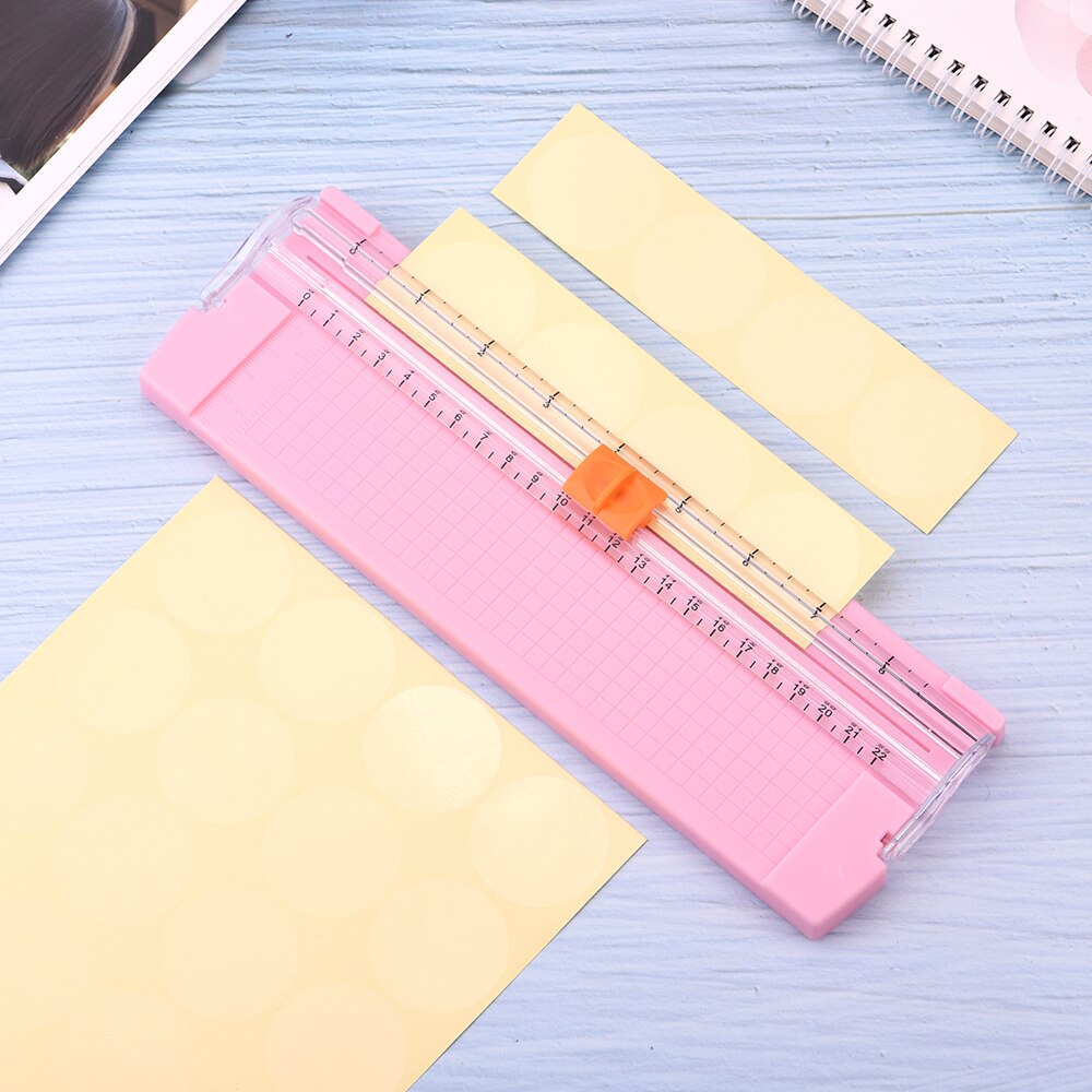Mini A4 A5 Paper Cutter Cutting Card Trimmer Ruler Blade Mat Scrapbook School Office Kids Safety Label Art Photo Portable Mini