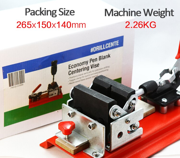 Economy Pen Blank Central Drilling Vise Drilling Self-centering Pliers Bench Drill Fast Flat Vice Flat Tongs