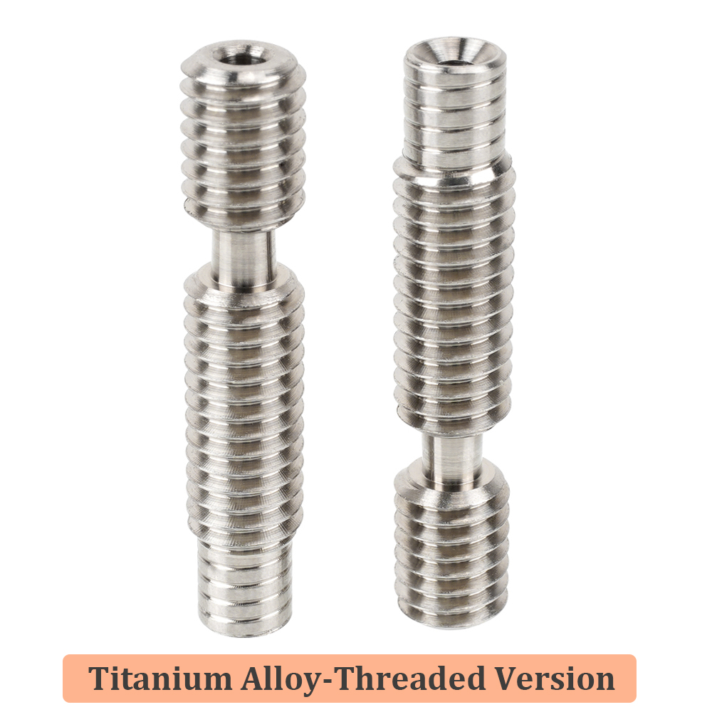 E3D V6 Heatbreak Heatsink KP3S 3D Printer Titanium Alloy Bi-Metal Throat For Kingroon KP3S/KP3S Pro/KP3S Pro S1/KP3S Pro V2/KP5L: Red