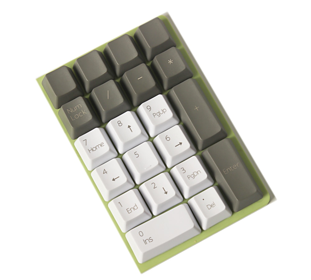 21 Key YMDK Side-printed Blank Top-printed Thick PBT ABS Keycap For MX Switches Mechanical Keyboard Numpad (ONLY KEYCAP)