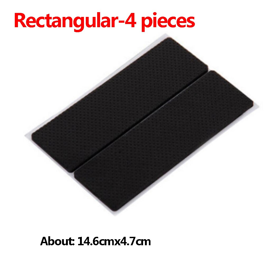 2-48 stk selvklæbende møbler ben fødder tæppe filtpuder anti-slip mat kofanger spjæld til stol bord beskytter hardware: 14.6 cmx 4.7cm-4 stk