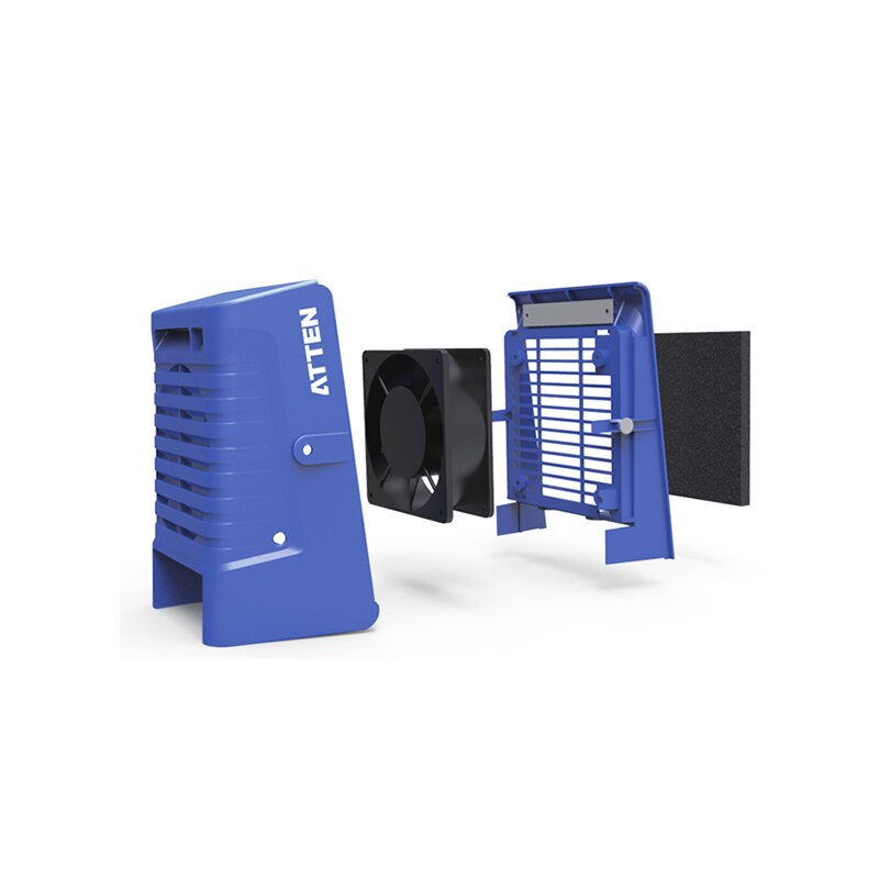 Solder Smoke Absorber Remover Fume Extractor Air Fan Of Soldering Fume Extractor with LED For Electric Soldering Iron Works