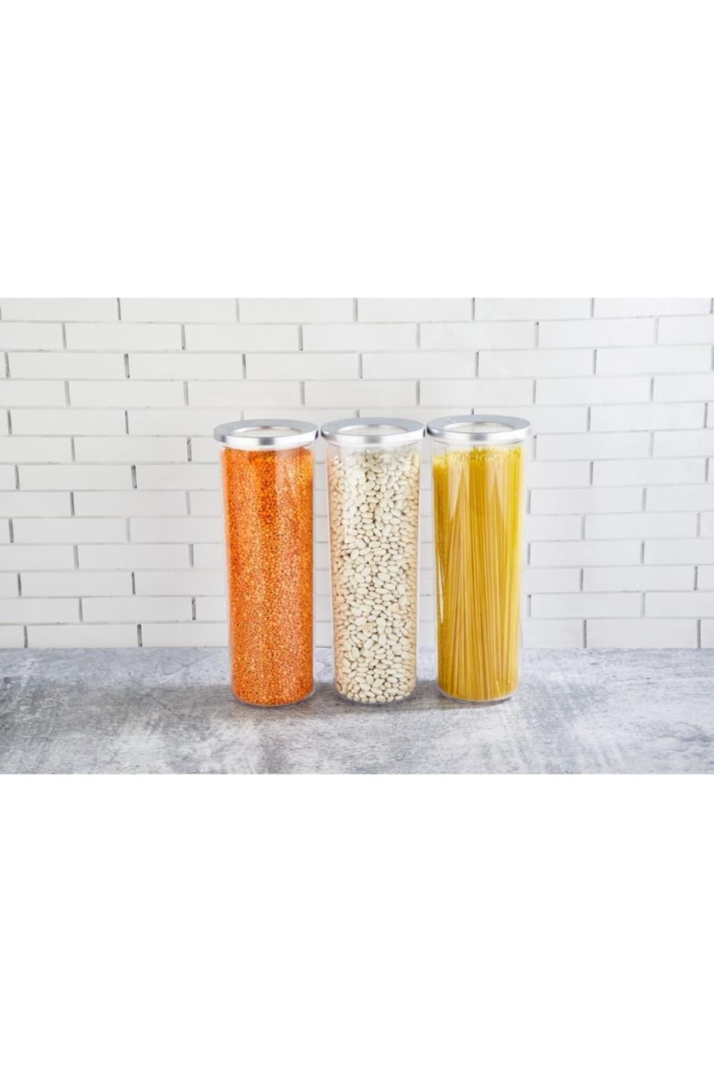 9 pc Storage Round Box Food Storage Set Organizer Kitchen &amp; Pantry