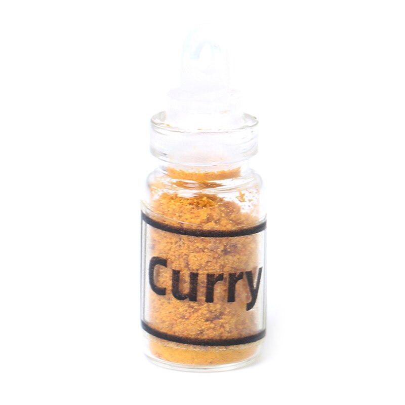 1Stck 1/12 Puppenhaus Miniatur Zubehör Mini Glas Gewürz Flasche Simulation Küche Lebensmittel Modell Spielzeug