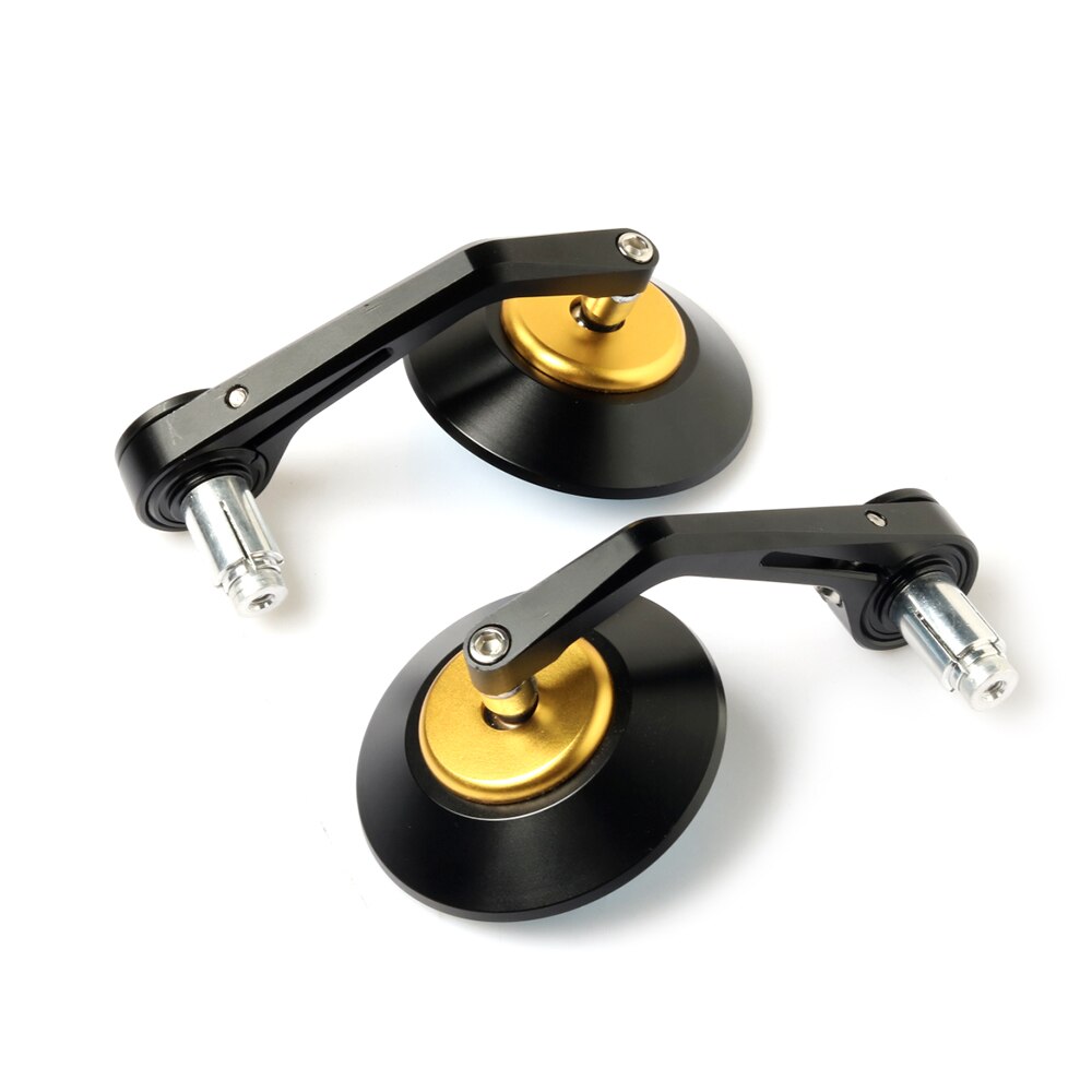 Motorcycle Parts Rearview Mirrors Bar End Retro Rear View Mirror Side Mirrors For Super SOCO TS Lite TSX TC Max Pro Accessories: Gold
