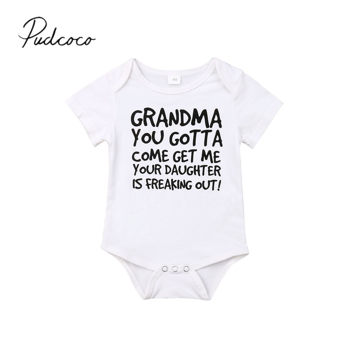 Ropa de verano para bebés recién nacidos, Mono de manga corta con estampado de letras, mono Casual, ropa de 0 a 24 meses