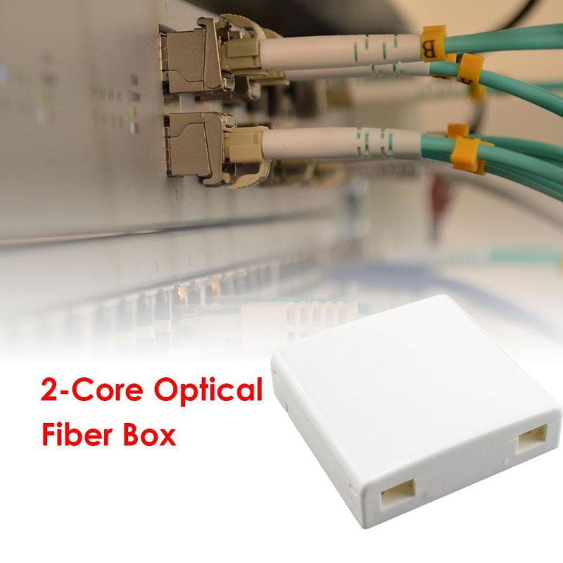 Junction Box Wall Mount 2 Cores Terminal Panel Fiber Optic Termination Box