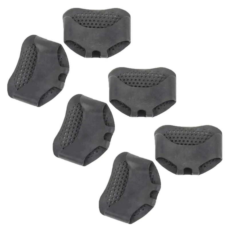 2/4/6/8 Stück Silikon-Schutzpolster Vorfuß-Gel-Pads Plantarfasziitis Fußschmerz-Linderungseinlagen Fußblasen-Pflegekissen: Rot