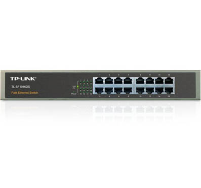 Tp-Link Switch Geen Gestionable Sf1016ds 16 P Ethernet Case Metalica 13 Rack (Mount Kit Niet Incl)