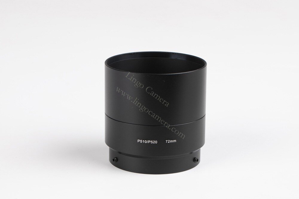 Adapter Tube 72mm Filter Adapter Tube Zoom Lens for Nikon CoolPix P510 P520