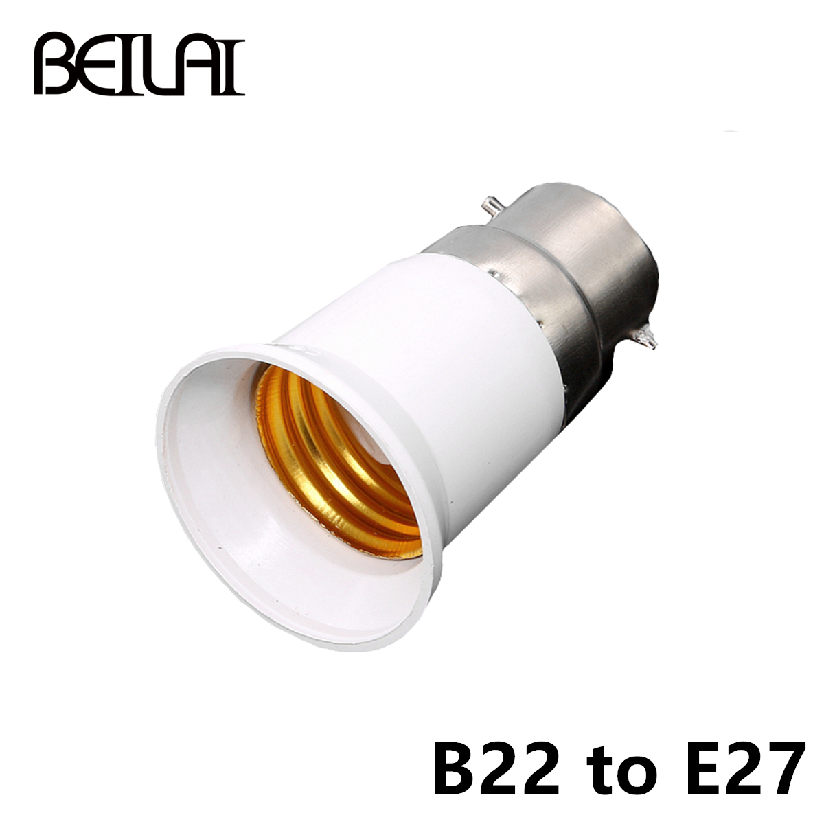 RGB LED bulbs E14 TO E27 B22 GU10 Converter for LED Light Lamp Adapter Conversion Socket Material Fireproof Adapter Lamp Holder: B22 to E27