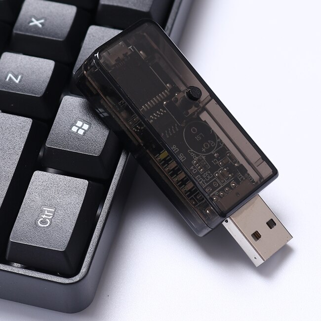 USB Dual-head Keyboard Mouse Recorder Simulation Button Warcraft Dungeon Adventure Island Script Recording