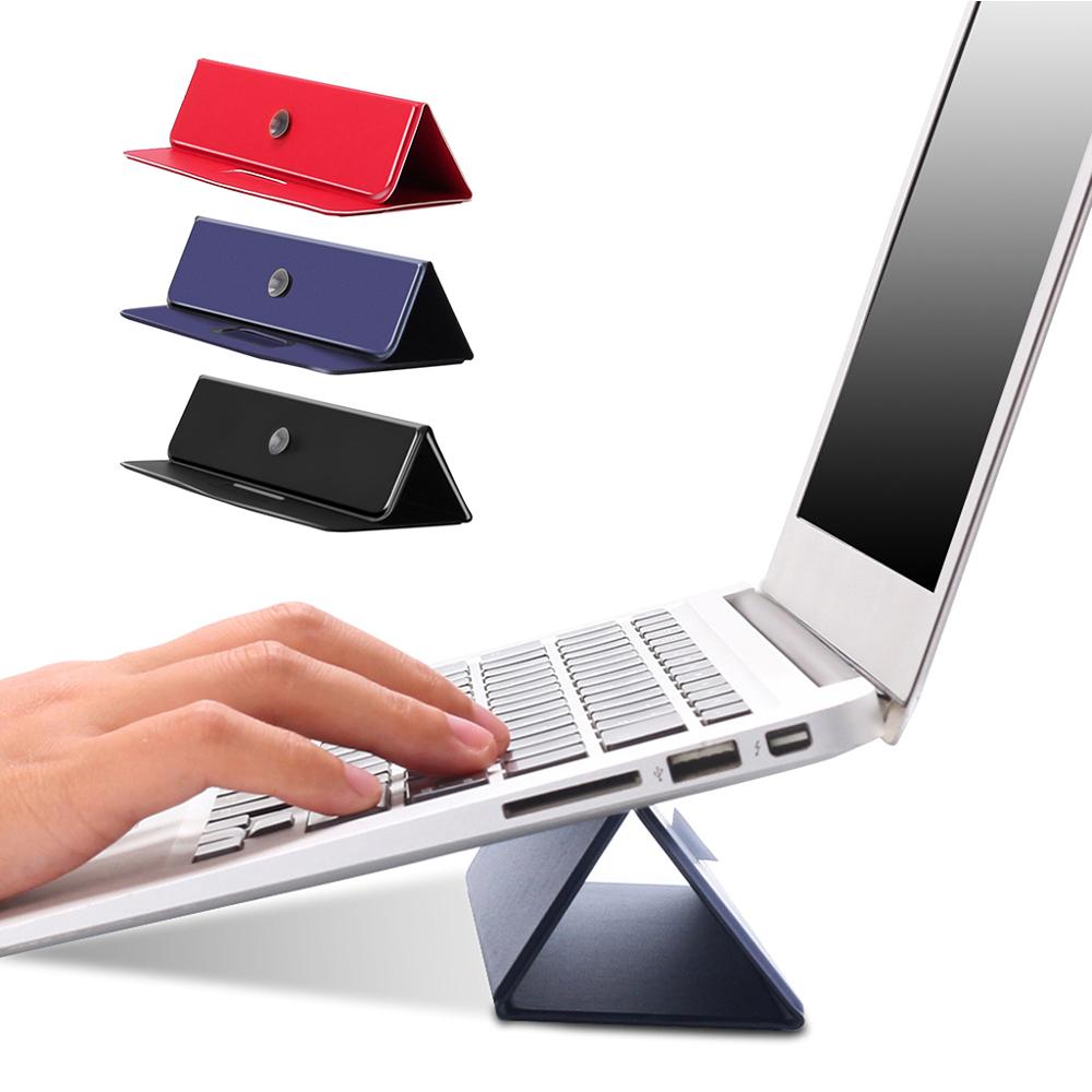 Universele draagbare notebookstandaard, onzichtbaar opvouwbaar, afneembaar en verstelbaar, voor laptop-pc-accessoires.