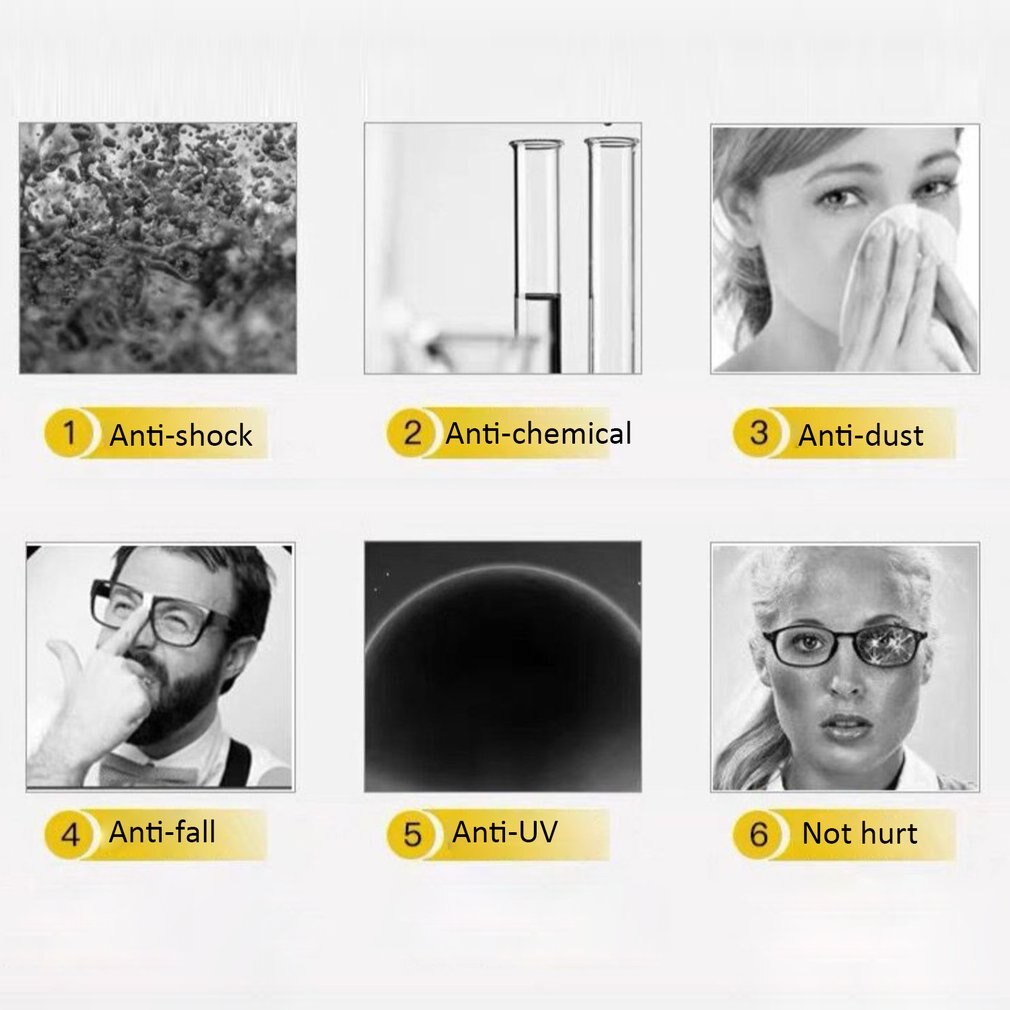 Protective Safety Glasses Work Anti Dust Eye Anti-Fog Antisand windproof Anti Dust Saliva Transparent Goggles Eye Protection