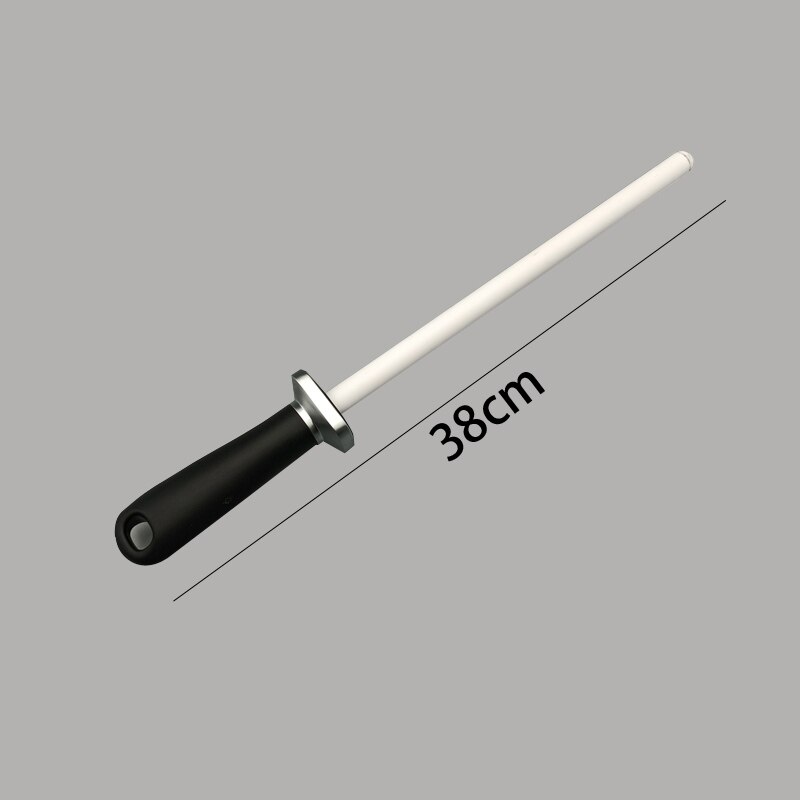 RISAM Kitchen tool sharpening stick white High-performance ceramic material 6 "8" 10 "12" hand-held sharpening rod