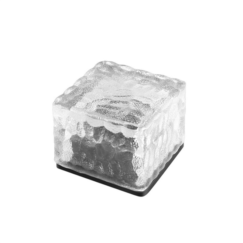 DLMH – spot lumineux LED solaire en verre, imperméable, luminaire décoratif de paysage, idéal pour une pelouse, une cour ou des escaliers