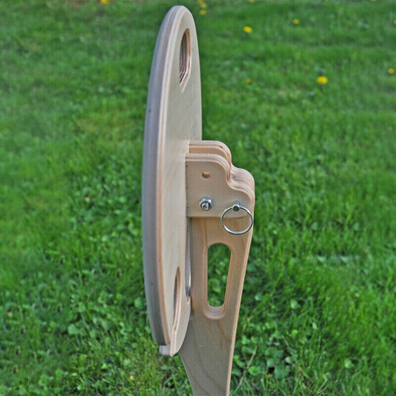 1Pc Outdoor Wijn Tafel Met Opvouwbare Ronde Desktop Mini Houten Picknicktafel Te Dragen Wijnrek Outdoor Meubels